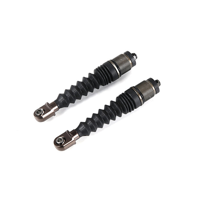 RovanSports 8 mm Metall-Stoßdämpferstange für den vorderen Stoßdämpfer, standardmäßig mit Turmstaubabdeckung (2 Stück) in verschiedenen Farben