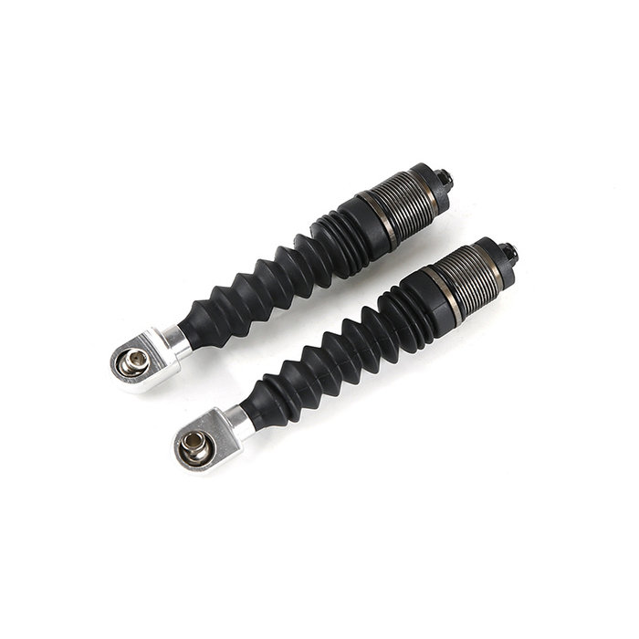 RovanSports 8 mm metalen schokdemperstang  voor de voor schockbreker, wordt standaard geleverd met torenstofkap (2 stuks) in verschillende kleuren