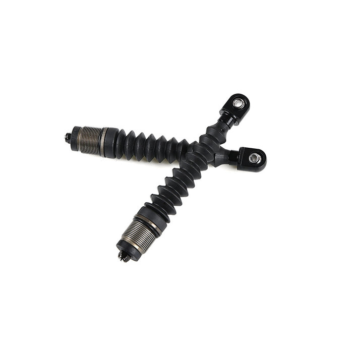 RovanSports 8 mm Metall-Stoßdämpferstange für den hinteren Stoßdämpfer, standardmäßig mit Turmstaubabdeckung (2 Stück) in verschiedenen Farben