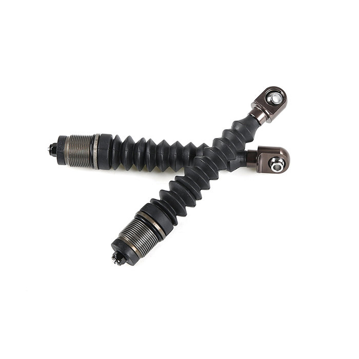 RovanSports 8mm metal rear shock absorber rod assembly comes standard with tower dust cover (2pcs) in several colors