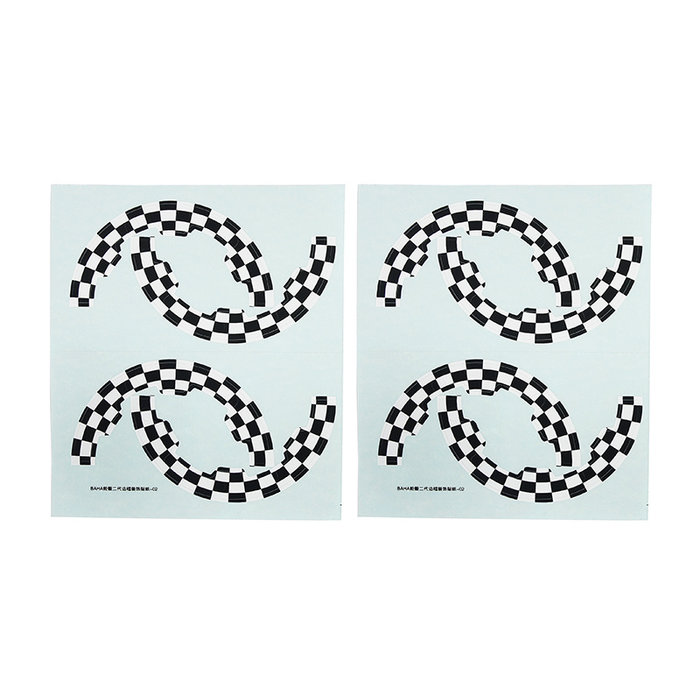 Sticker voor beadlock / sticker voor op  wielvelg (set 4 stuks)