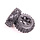 Vorderreifen Knobby 170x60 mit schwarzer Felge und schwarzem oder rotem Beadlock