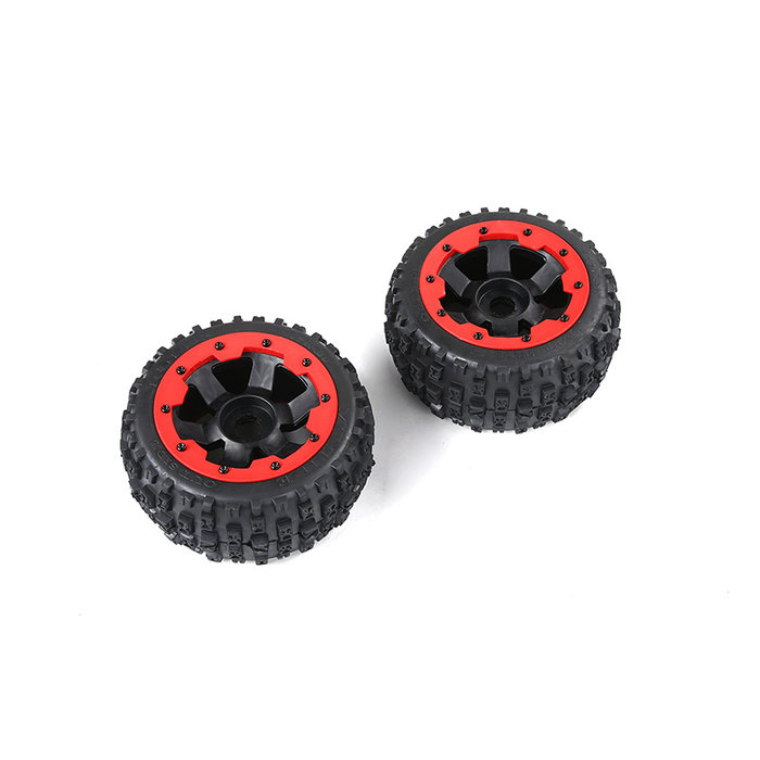 RovanSports New rear knobby wheel set (2pc) 170x80 available with black and red beadlock