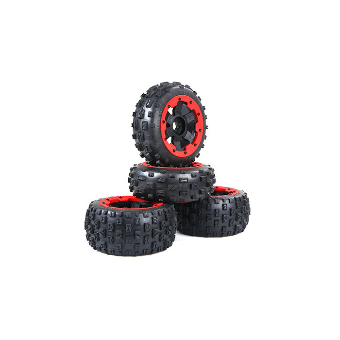 RovanSports New knobby wheel set (4pcs/set) 170x80+170x60 available with black and red beadlock