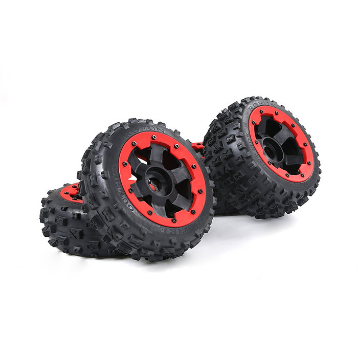 RovanSports New knobby wheel set (4pcs/set) 170x80+170x60 available with black and red beadlock