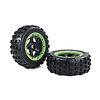RovanLosi LT 4th gen. wasteland tires 185*70 (black frame) / Knobby tires black rims and with several colors beadlocks
