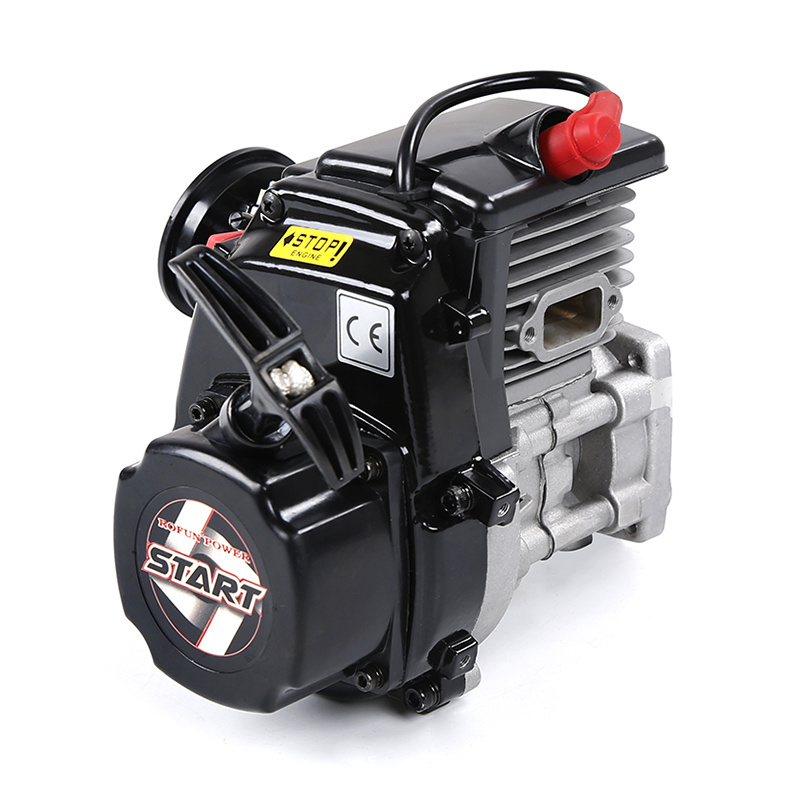 RovanSports 45cc dubbele zuigerring vierbouts easy start motor (met Walbro1107 carb., NGK bougie)