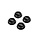 Closed wheel nuts for Losi 5ive T / LT / SLT in various colors