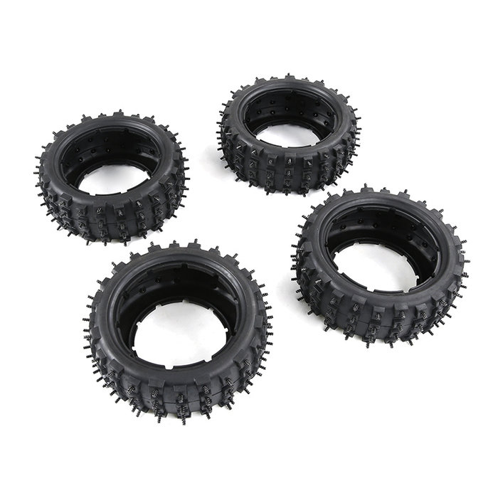 LT / Losi 5ive T Ödlandreifen / Knobby der 4e Gen. Nagelreifenhaut (ein Auto)