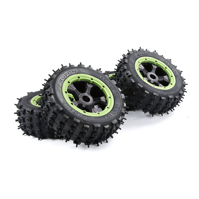 LT / Losi 5ive T 4 gen. Wasteland / Knobby spikebanden (voor één auto)