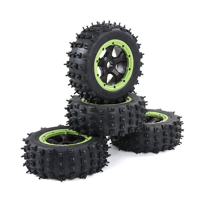 LT / Losi 5ive T 4 gen. Wasteland / Knobby spikebanden (voor één auto)