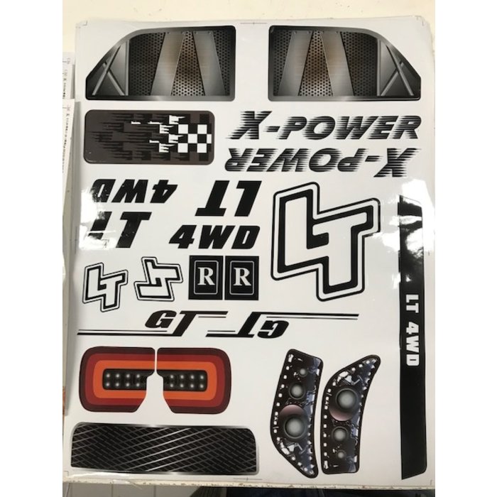 RovanLosi Sticker set for Losi 5ive T / Rovan LT body