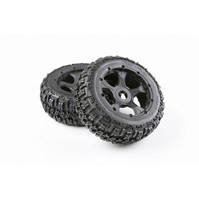 BAHA 5B 3. Gen. Wasteland Excavator Reifenset für hinen 170x80 (2 Stück) in verschiedenen Farben