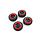 BAHA 5B 3rd gen. Wasteland / Knobby tire set with black rims and several colors beadlocks 170x60 + 170x80 (4pcs)