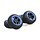 BAHA 5B 3rd gen. Wasteland / Knobby tire set with black rims and several colors beadlocks 170x60 + 170x80 (4pcs)