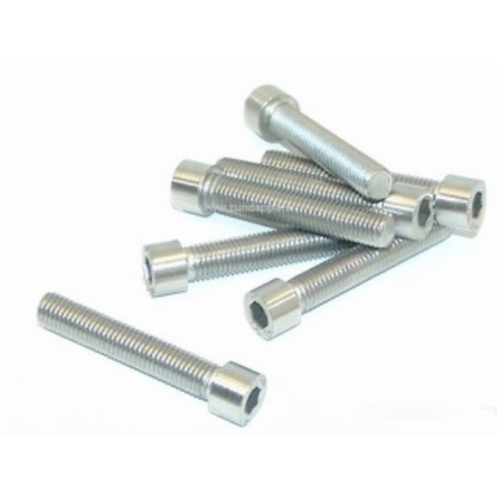 Zylinder-Inbusschraube (Innensechskantschraube) Silber M3x20 (10 Stk.)