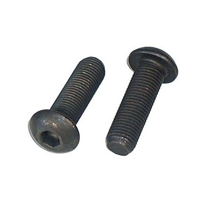 RovanSports Knopfkopfschraube schwarz Metall M4x10 (10 Stück)