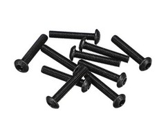 Bolkop inbusbout (binnenzeskant bout) zwart metaal M4x30 (10 st.)