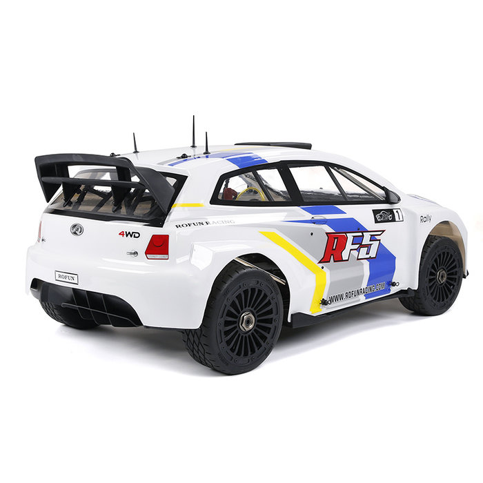 RovanSports Rofun RF5 Rallye-Modell mit 36-cm3-Motor und farbiger oder transparenter Karosserie