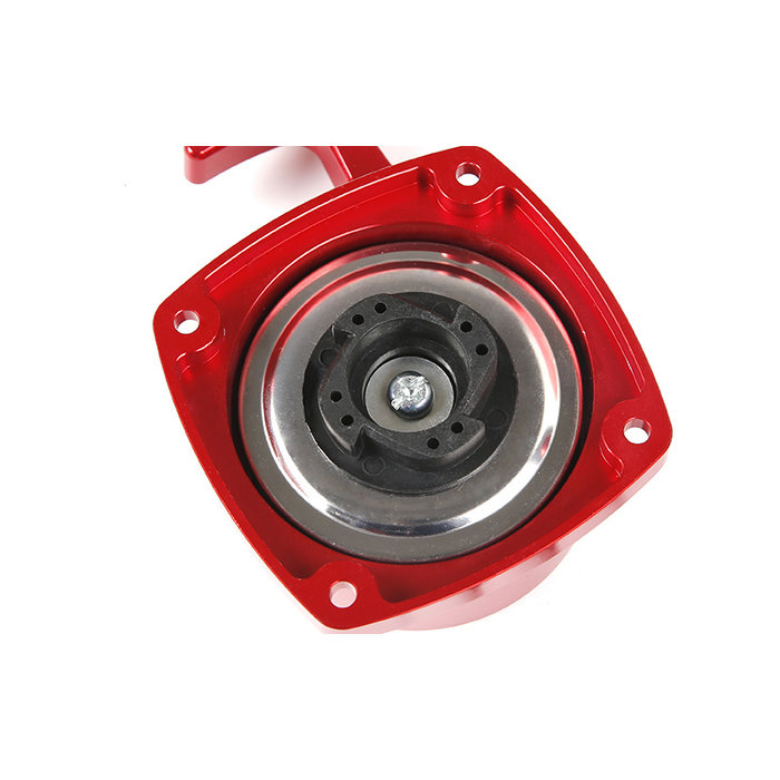 CNC metal super easy-to-start hand puller for LT 45CC engine (red) (universal 71CC engine) in Silver and Red