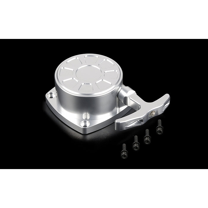 CNC Metall Super einfach zu startender Handabzieher für LT 45CC Motor (rot) (universal 71CC Motor) in Silber und Rot