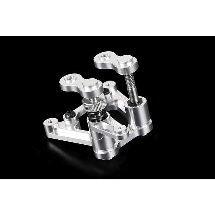 RovanSports Baha third gen. CNC metal steering gear assembly (in Red and Silver)