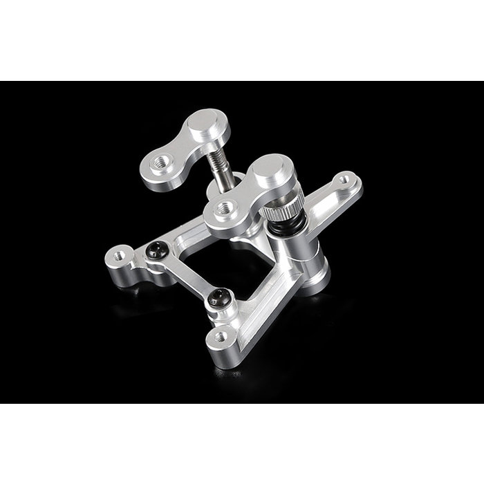 RovanSports Baha third gen. CNC metal steering gear assembly (in Red and Silver)