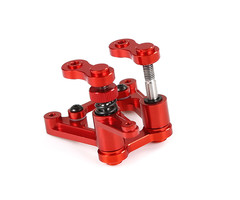 RovanSports Baha third gen. CNC metal steering gear assembly (in Red and Silver)