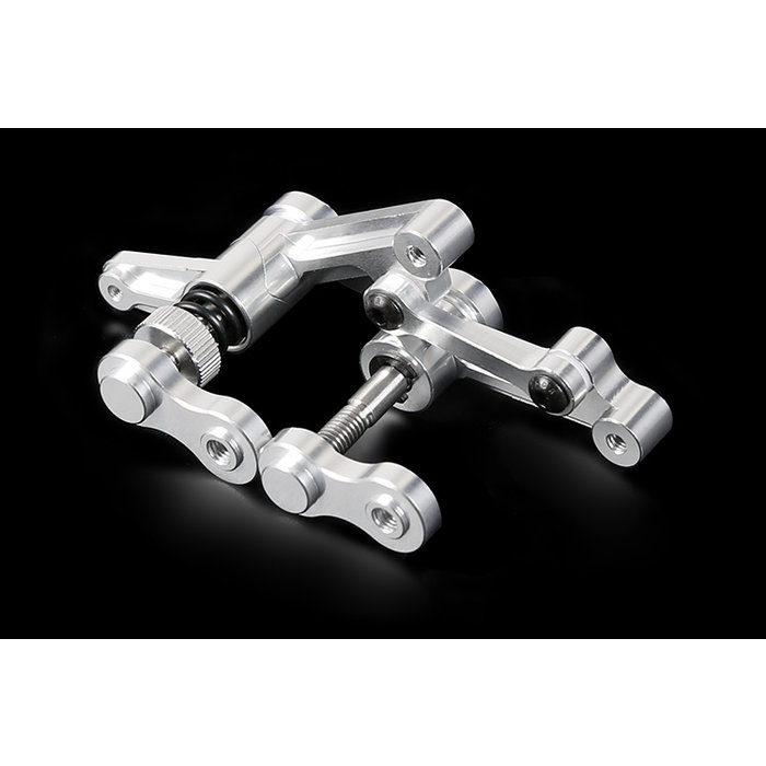 RovanSports Baha third gen. CNC metal steering gear assembly (in Red and Silver)