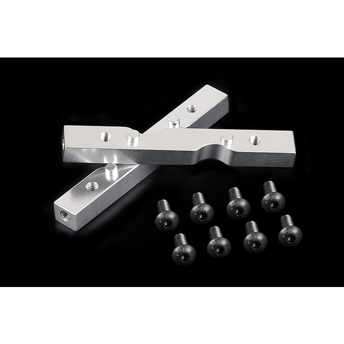 Torland/XL CNC Metalen zijplaat verbindingspunt (in rood en zilver)