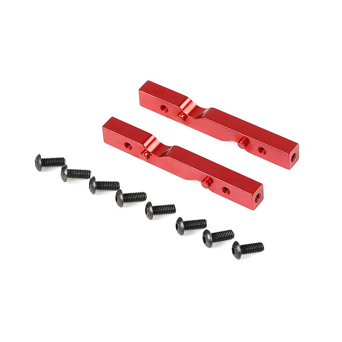 Torland/XL CNC Metalen zijplaat verbindingspunt (in rood en zilver)