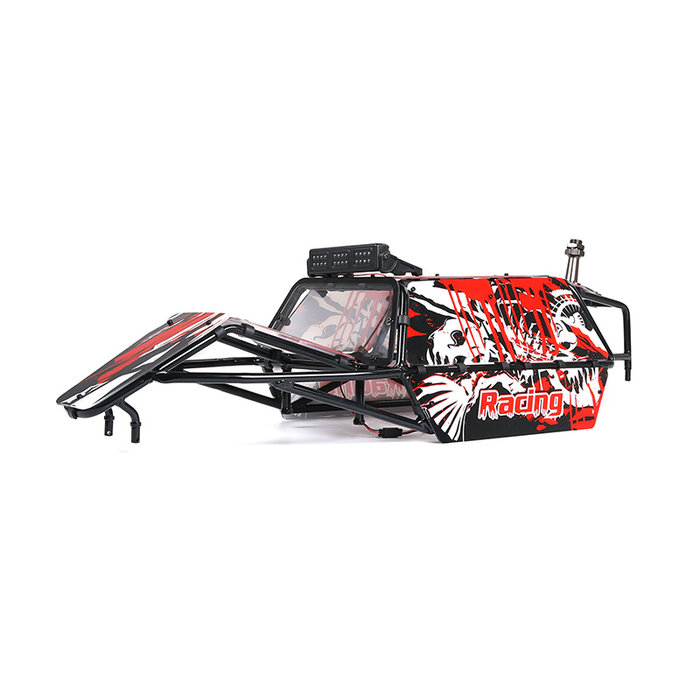 RovanSports GT pig roll cage complete with panels, lamps and spare wheel holder