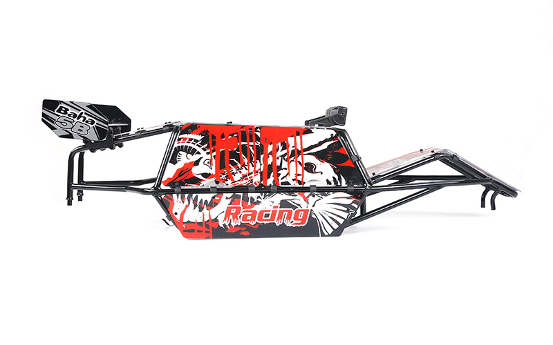 RovanSports BAHA GT Überrollkäfig PC Materialset Heckversion (in Rot, Blau oder carbon fiber farbe)