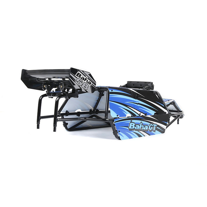 RovanSports BAHA GT rolkooi PC-materiaalset versie met vleugel en lichtbak (in rood, blauw of carbon fiber kleur)