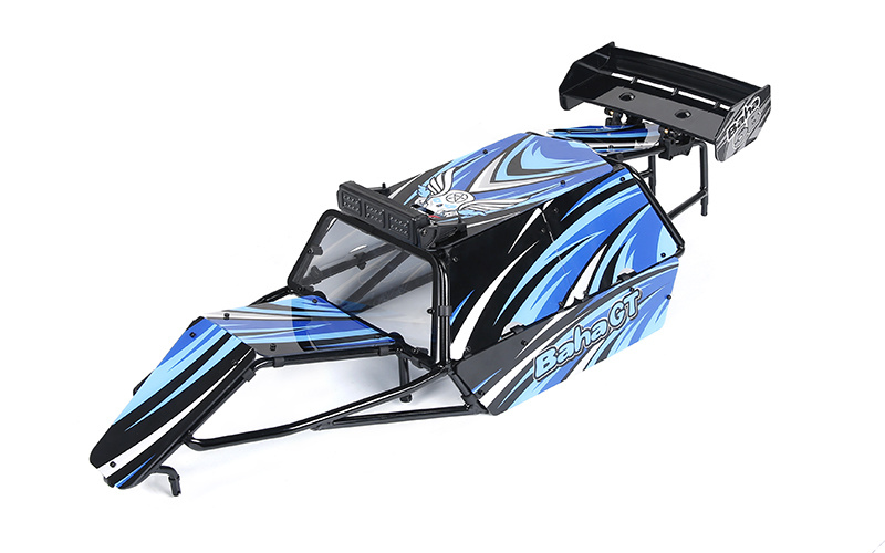 RovanSports BAHA GT Überrollkäfig PC Materialset Heckversion (in Rot, Blau oder carbon fiber farbe)