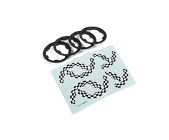 BAHA 2nd gen. beadlocks and beadlock stickers (complete set for outer rings for 4 wheels)