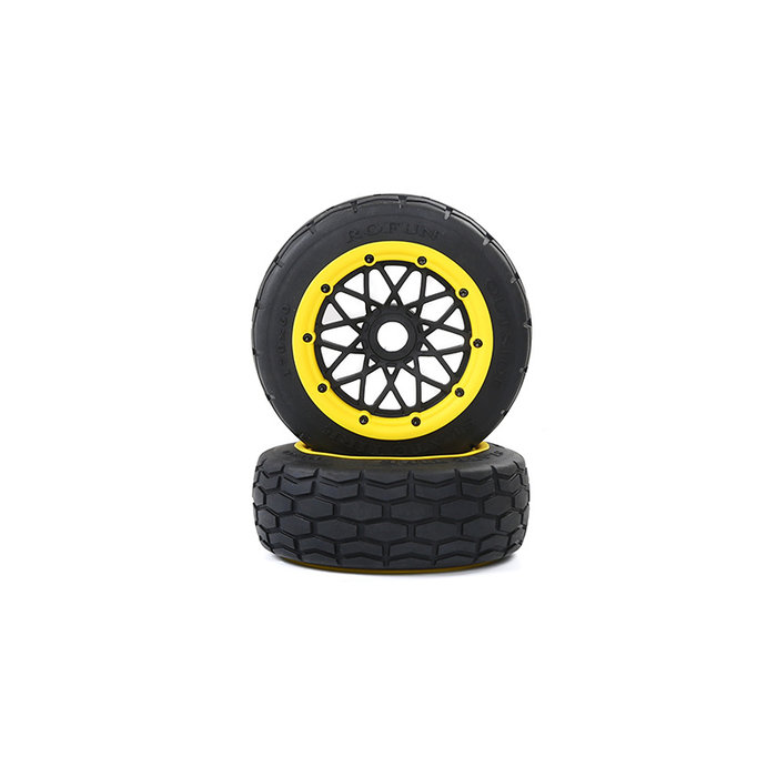 BAHA 5B Slate road tires front (170 * 60) 2 pieces and with various beadlock colors