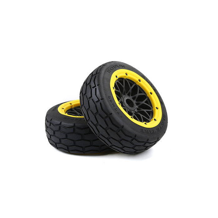 BAHA 5B Slate road tires front (170 * 60) 2 pieces and with various beadlock colors