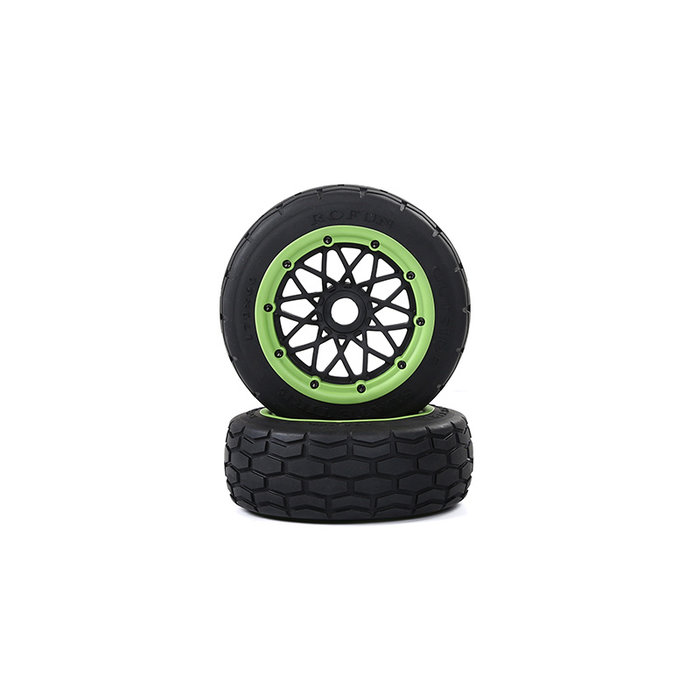 BAHA 5B Slate road tires front (170 * 60) 2 pieces and with various beadlock colors