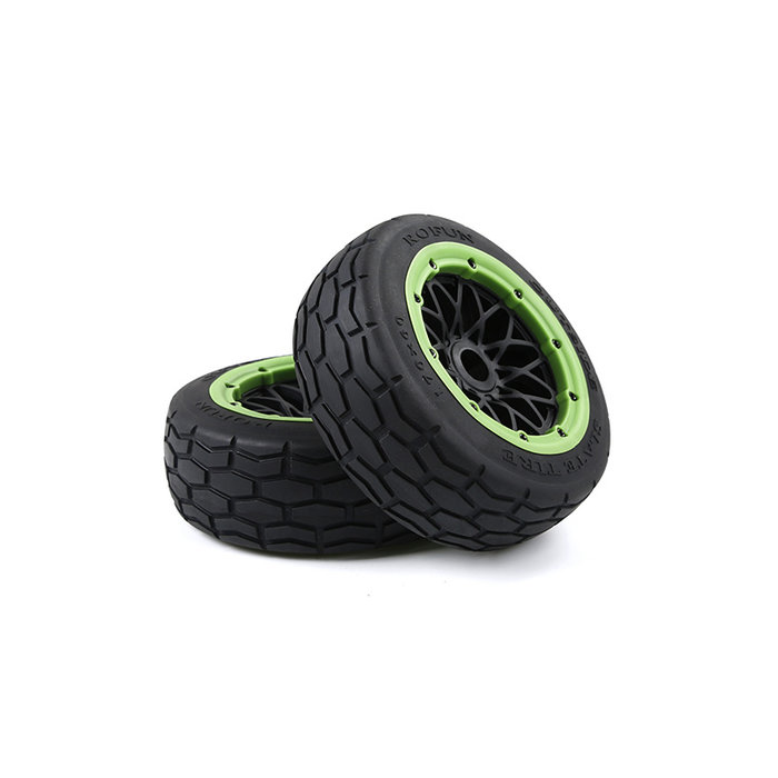 BAHA 5B Slate road tires front (170 * 60) 2 pieces and with various beadlock colors