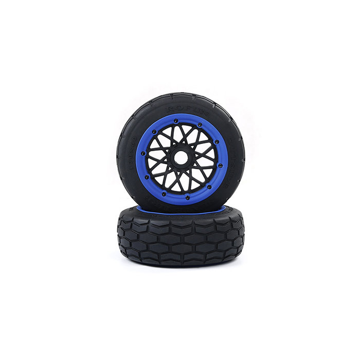 BAHA 5B Slate road tires front (170 * 60) 2 pieces and with various beadlock colors
