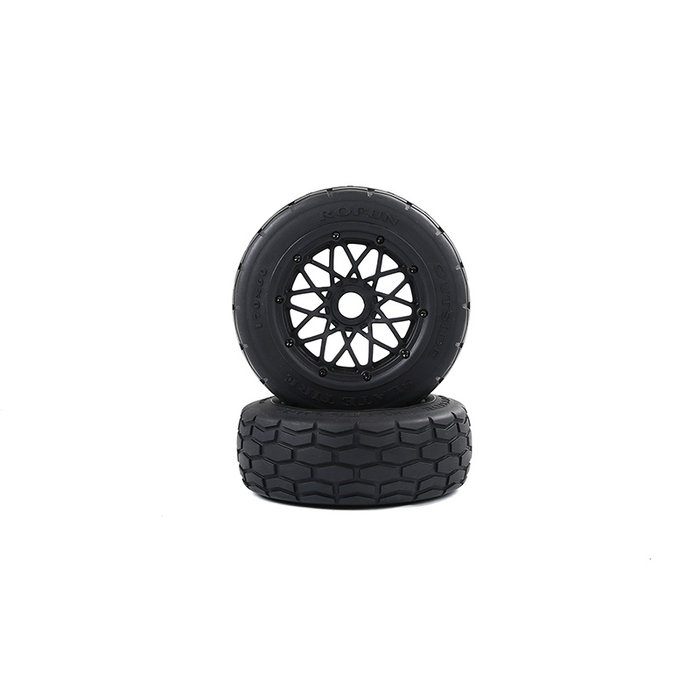 BAHA 5B Slate road tires front (170 * 60) 2 pieces and with various beadlock colors