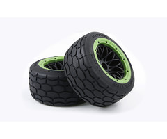 BAHA 5B Slate road tires rear (170 * 80) 2 pieces and with various beadlock colors