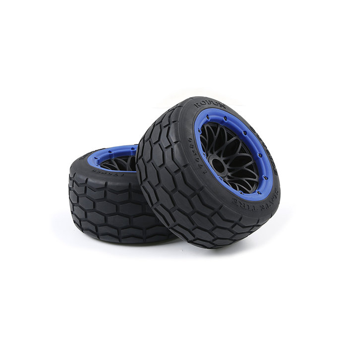 BAHA 5B Slate road tires rear (170 * 80) 2 pieces and with various beadlock colors