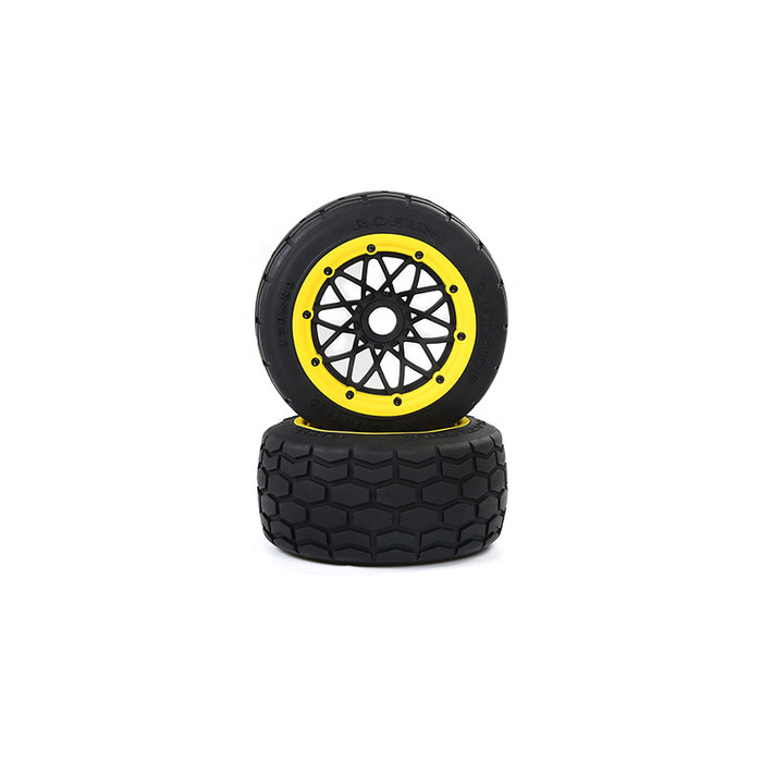 BAHA 5B Slate road tires rear (170 * 80) 2 pieces and with various beadlock colors