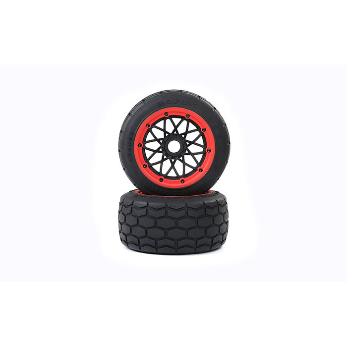 BAHA 5B Slate road tires rear (170 * 80) 2 pieces and with various beadlock colors