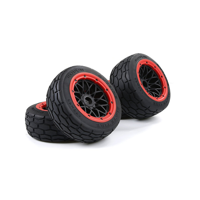 RovanSports BAHA 5B Slab stone tire set / straatbanden set 170x60+170x80 (4pcs) met keuze in verschillende beadlock kleuren