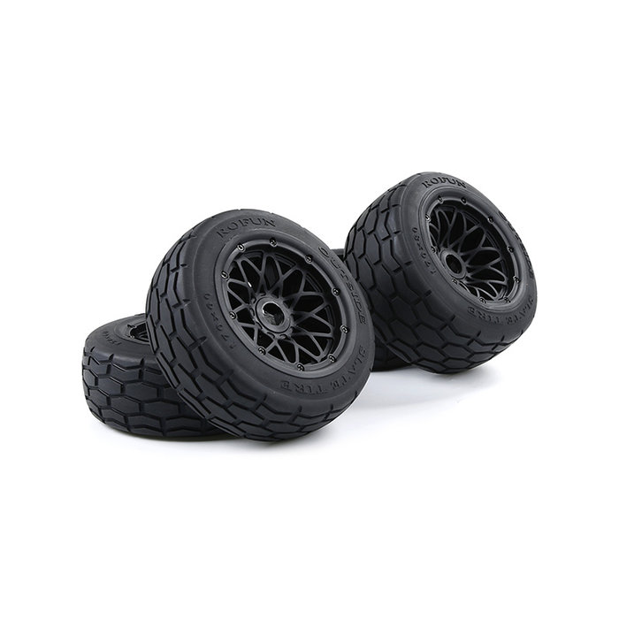 RovanSports BAHA 5B Slab stone tire set / straatbanden set 170x60+170x80 (4pcs) met keuze in verschillende beadlock kleuren