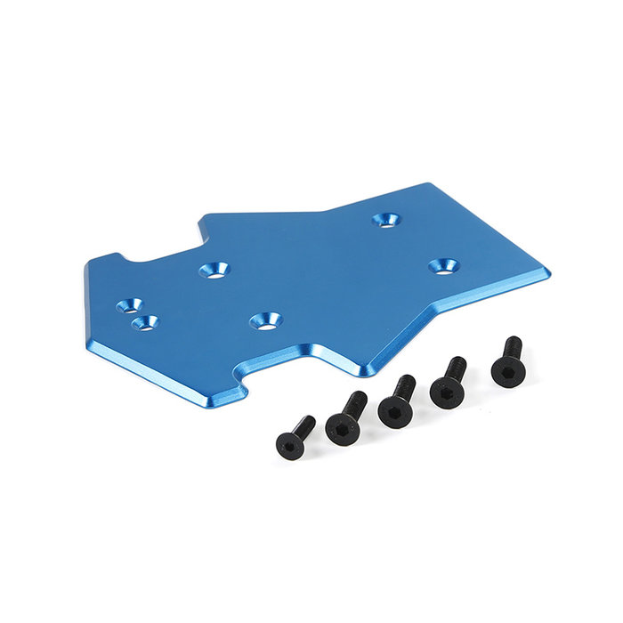 Rovan LT / Losi 5ive T CNC metal rear protection plate in red or blue