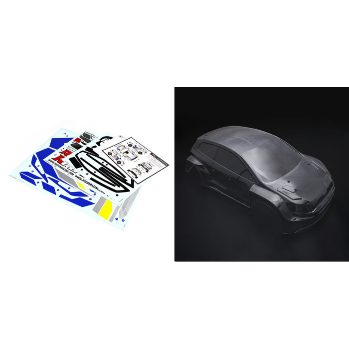 RF5 transparent car shell / RF5 clear body with body stickers